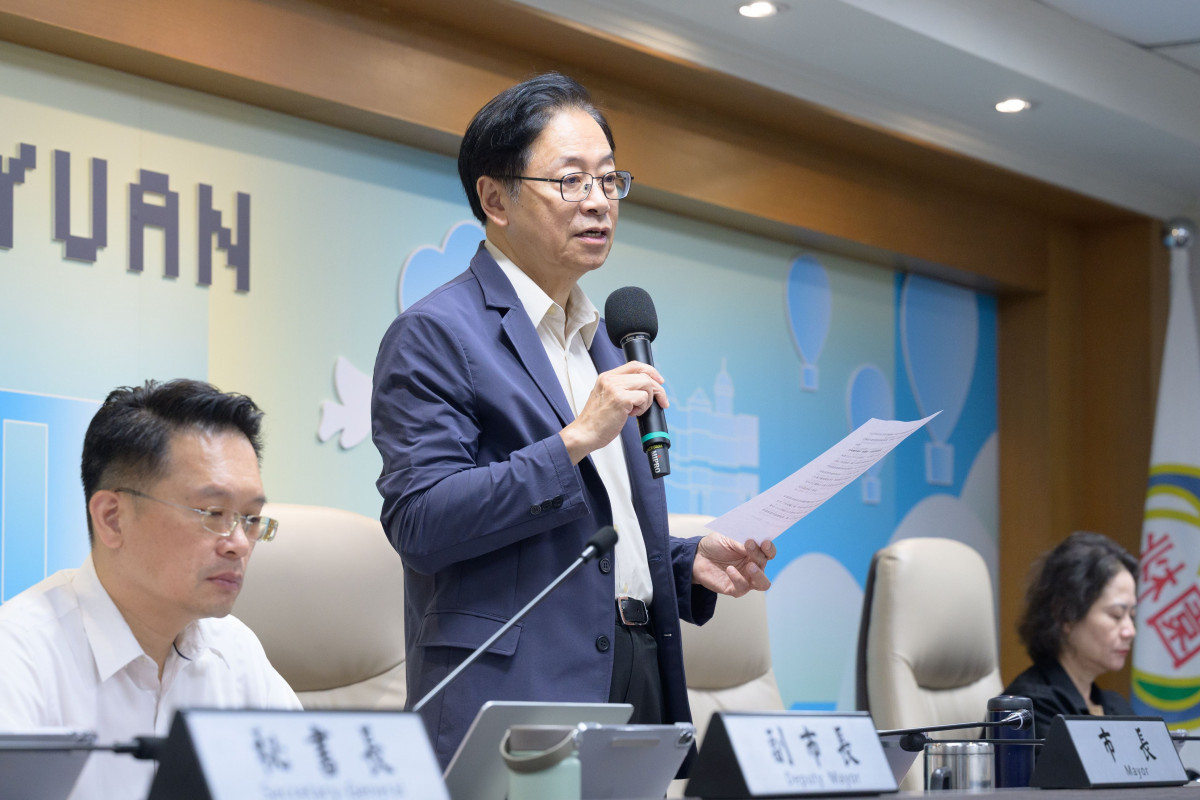 張市長致詞。