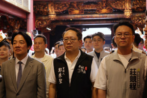 「奉旨遶境賑孤」活動，賴總統親自出席。