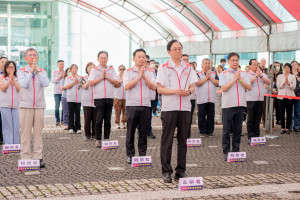 市府團隊及各局處同仁均一同出席。