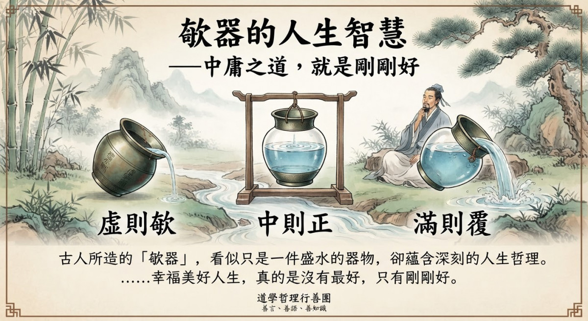欹器的人生智慧 —-中庸之道，就是剛剛好
