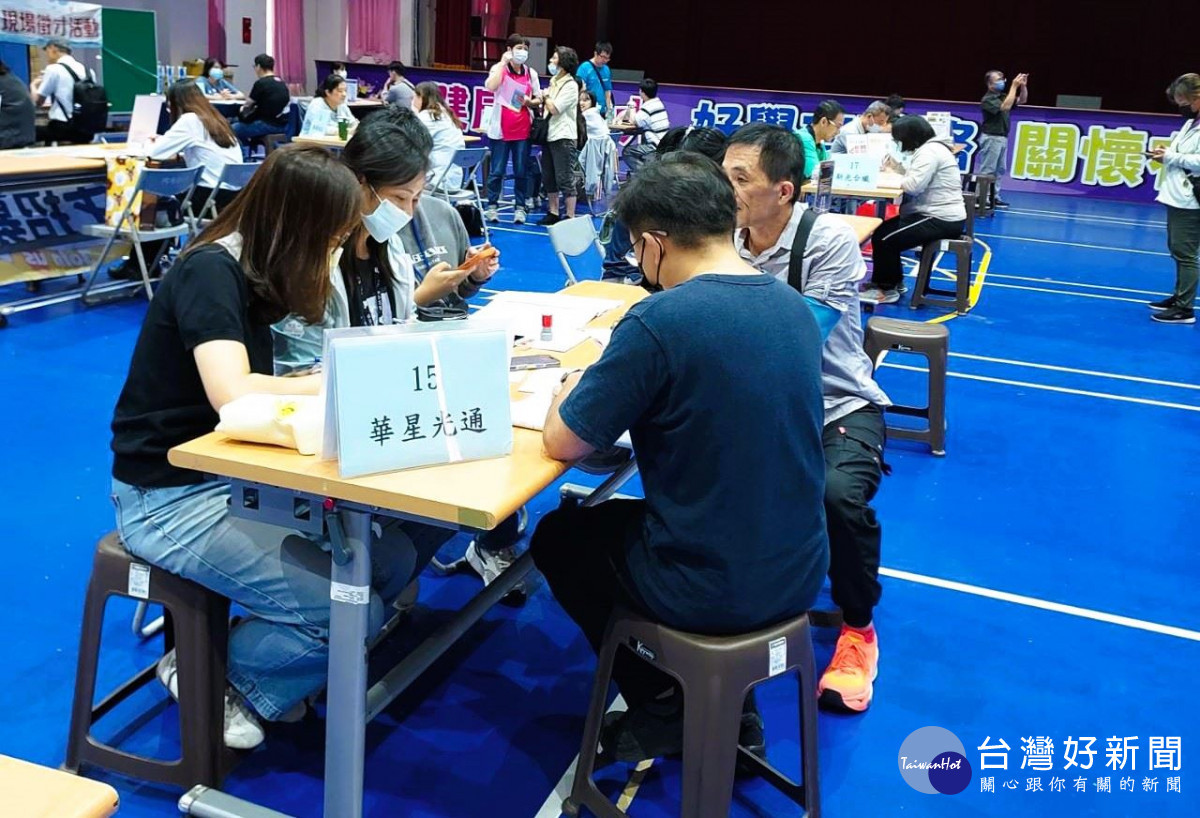 內壢國小活動中心徵才活動。