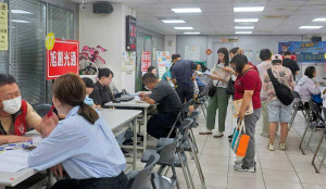 中壢就業中心徵才活動。