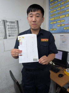 交安組警員蕭億霖主動調閱資料、逐一比對查證，成功釐清案情。