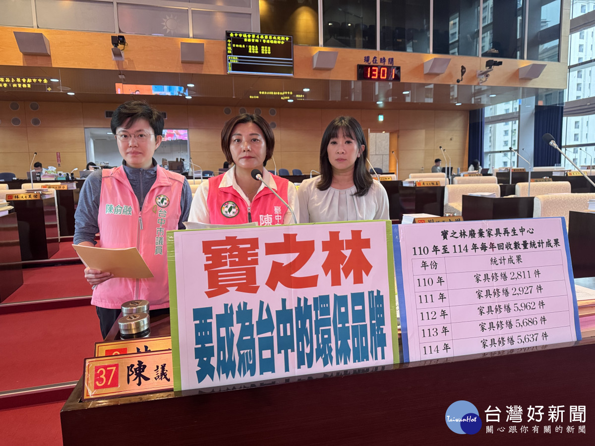 寶之林修繕率未公開　中市議員批循環經濟淪為口號