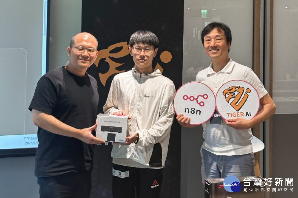 培育AI人才實力受肯定　朝陽科大資通系勇奪n8n台灣黑客松總冠軍