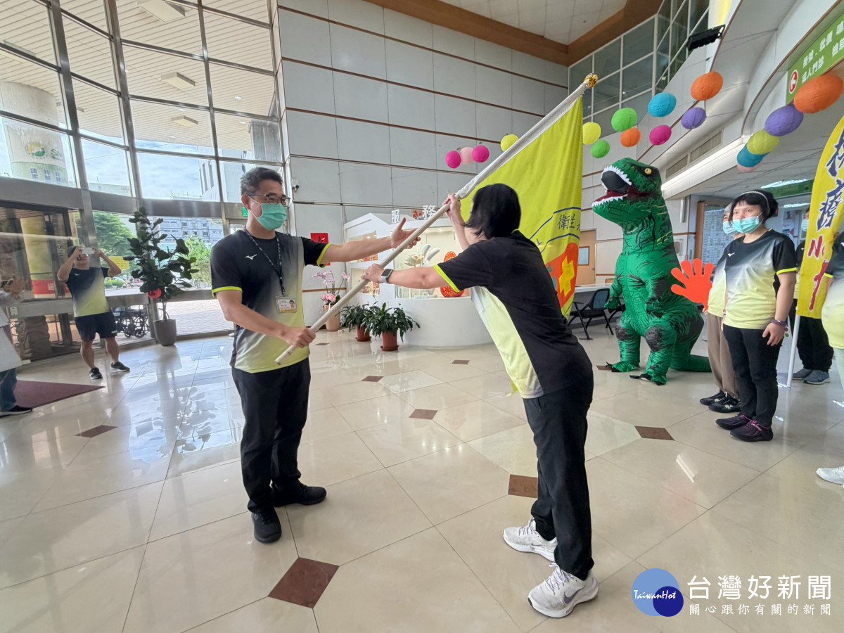 展翅迎光健康復元　桃療代表隊出征鳳凰盃運動會