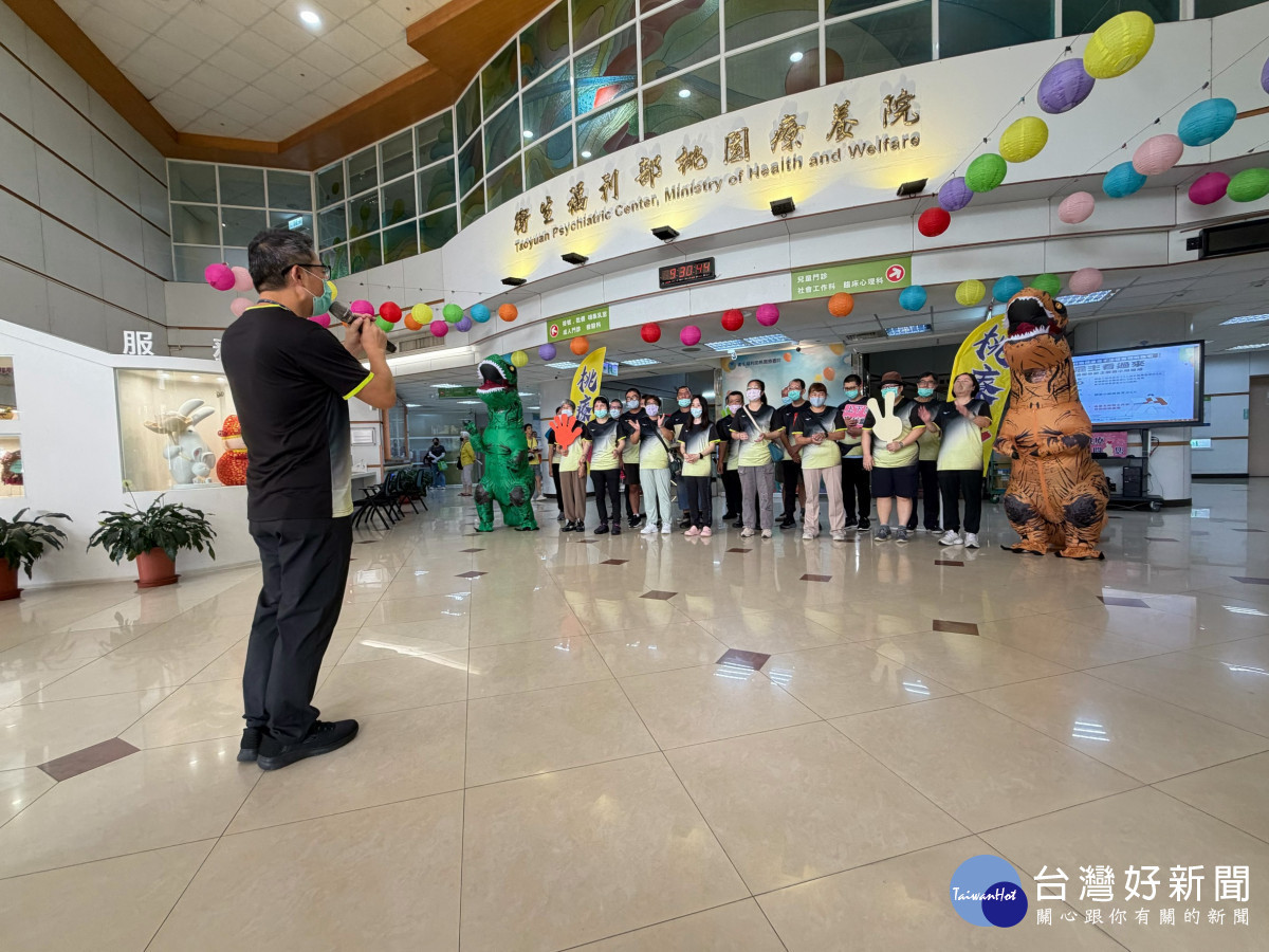 桃療廖定烈院長致詞，期勉參與學員再創佳績。 (桃療提供)