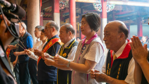 立委徐欣瑩出席新埔鎮115年度義民爺祭祀大典。
