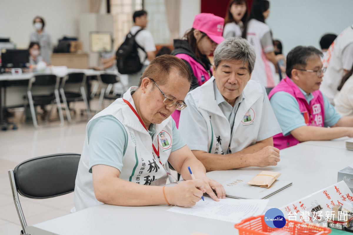 林秋霖完成登記 正式投入桃園市山地原住民市議員選戰