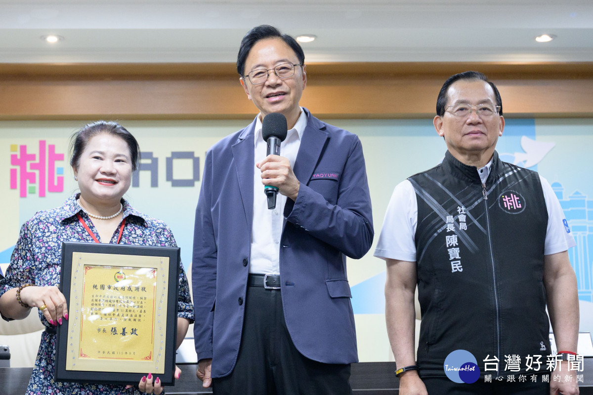 張市長致詞。
