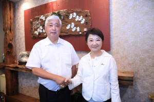 日本前防衛大臣中谷元眾議員訪台中盧市長盼深化台日安全夥伴關係