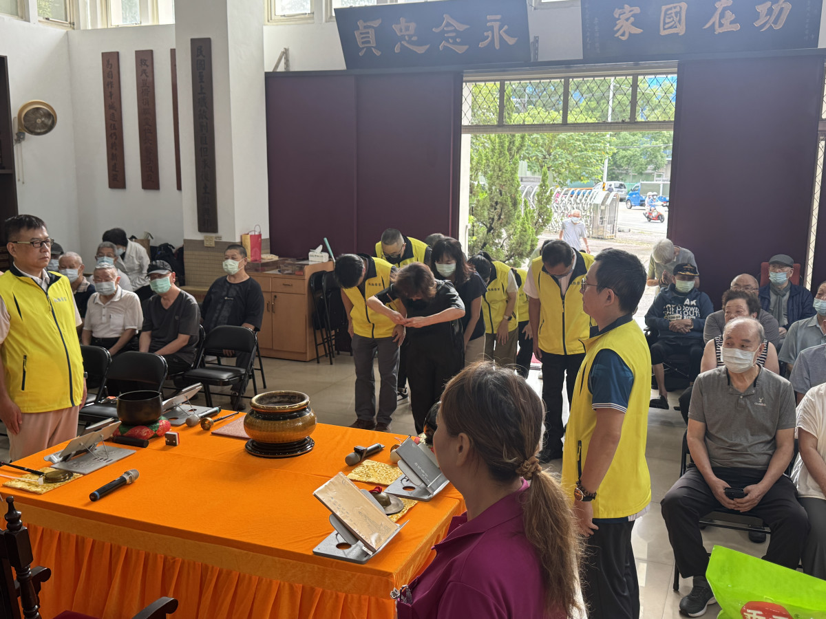 板橋榮家中元法會　彌陀之家東林寺慈悲關懷榮靈