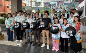 黃國昌彰化表態「先拚小雞」，縣長選舉不選邊：有需要再談合作。圖／記者鄧富珍攝