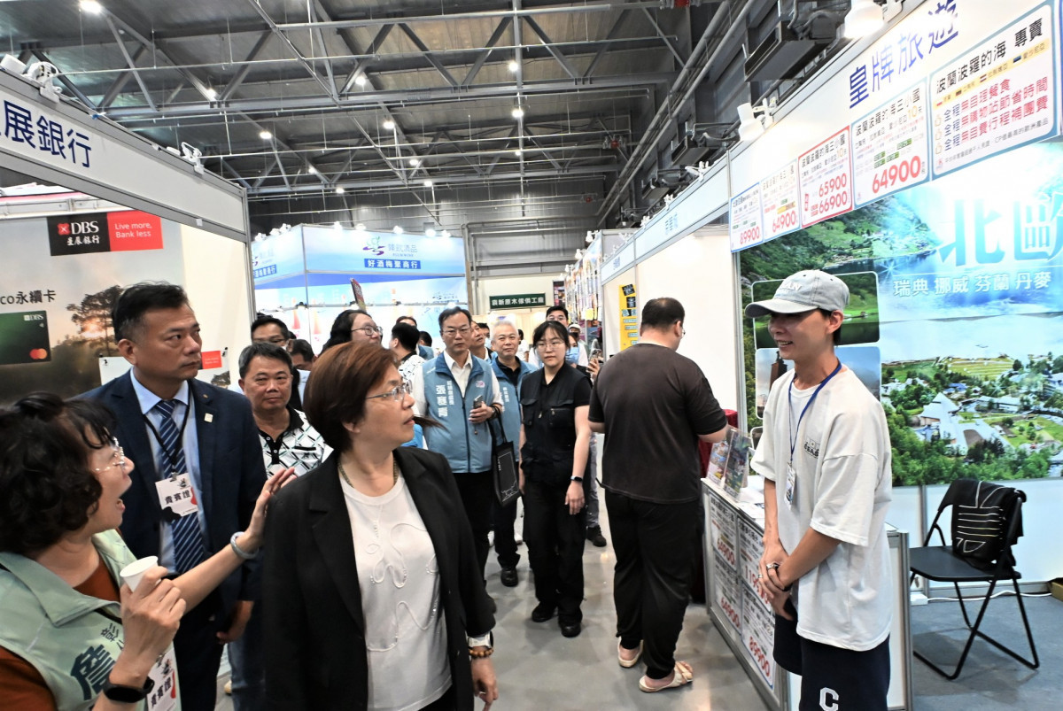 彰化首座大型專業展館啟用,首檔旅展拚3萬人潮、帶動會展經濟。圖/彰化縣政府提供