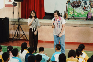立法委員徐欣瑩應邀出席竹仁國小校園音樂會。