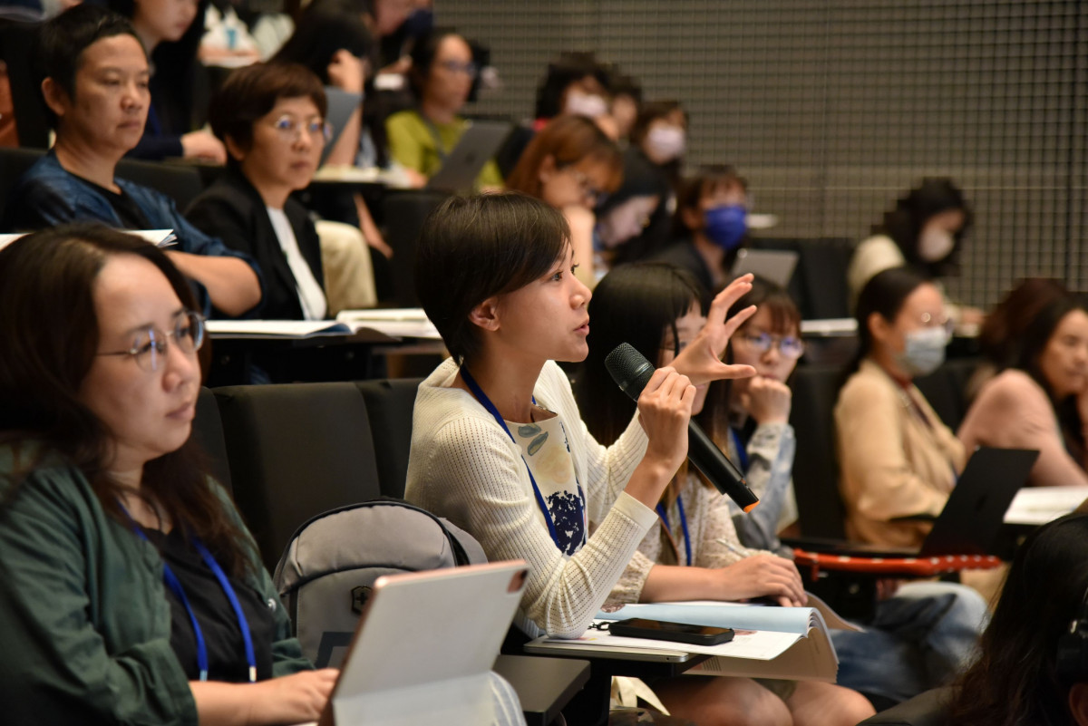 2024美術館兒童藝術教育國際論壇活動現場。(桃園市立美術館提供)