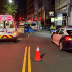 賓士男撞飛38歲女護理師　迴轉二度輾壓後落跑遭逮。（圖/翻攝畫面）