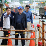 因應極端氣候衝擊　方定安率隊赴愛四路現勘研議基隆防災型都更