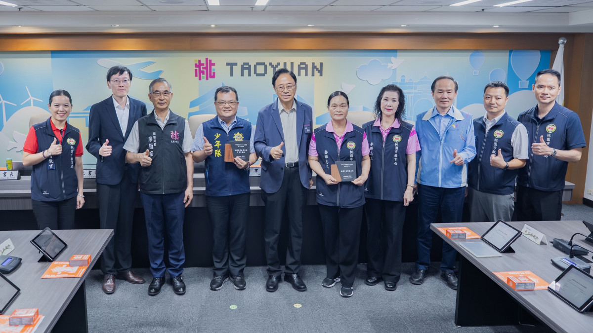 桃市府反毒工作獲中央肯定　張市長：攜手守護青少年健康成長