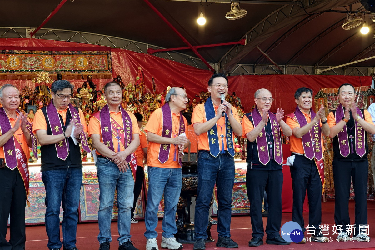 桃園市副市長蘇俊賓於活動中致詞。