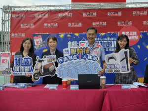 桃園購物節首波月月抽幸運得主出爐。