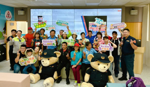 桃園交大攜手民間車隊推廣停讓文化及機車安全。
