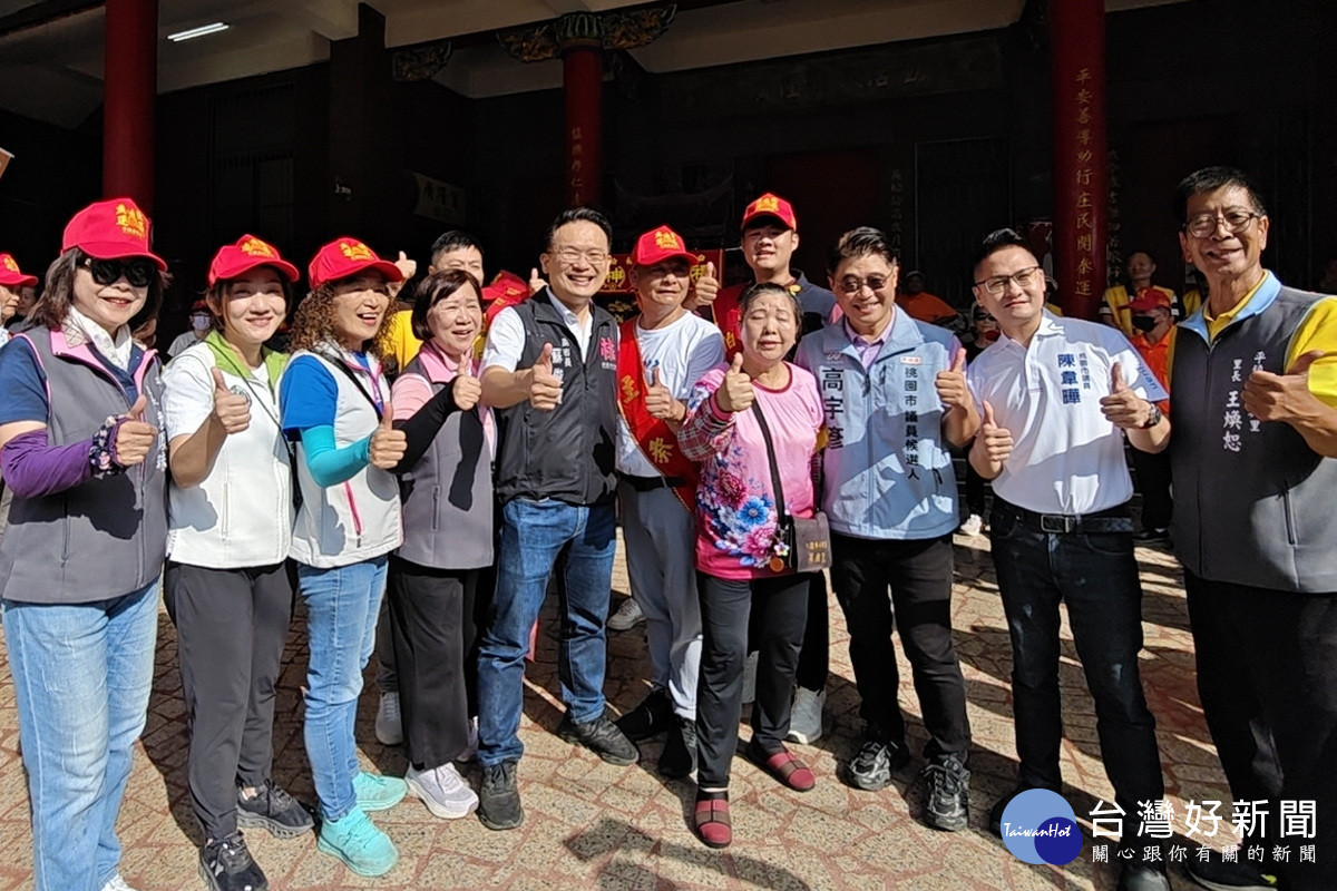 桃園市副市長蘇俊賓出席「平鎮廣隆宮福德正神巡庄祈福」活動。