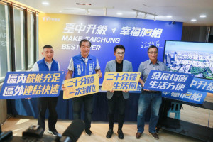 江啟臣拋「20分鐘生活圈」推均衡、永續的韌性城市