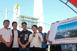 市長盧秀燕日前率領市府團隊親自視察中火
