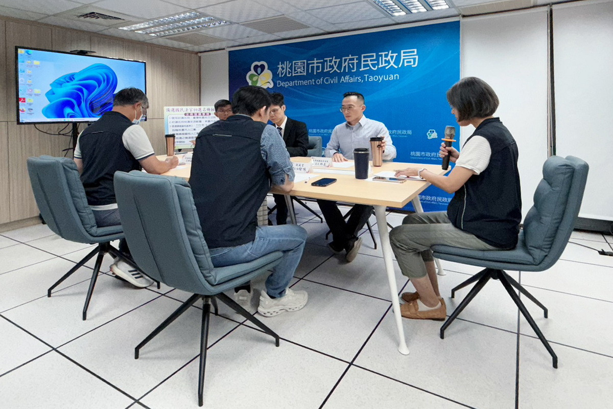 桃園市政府民政局戶政科公開辦理臺灣桃園地方法院「116年備選國民法官初選名冊」隨機抽選作業。