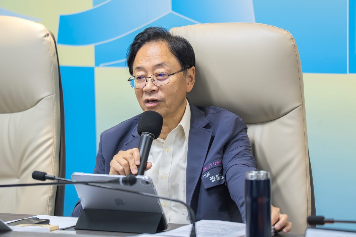 張市長致詞。