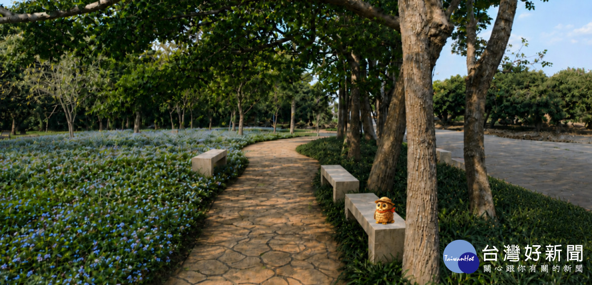 建置環狀步道模擬圖