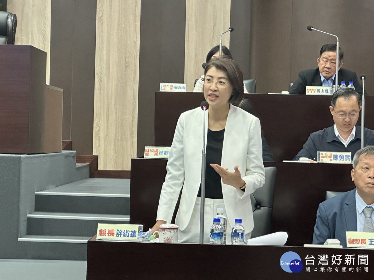 許淑華強調預算雖需整體研議，但教育仍優先。（ 記者扶小萍攝）