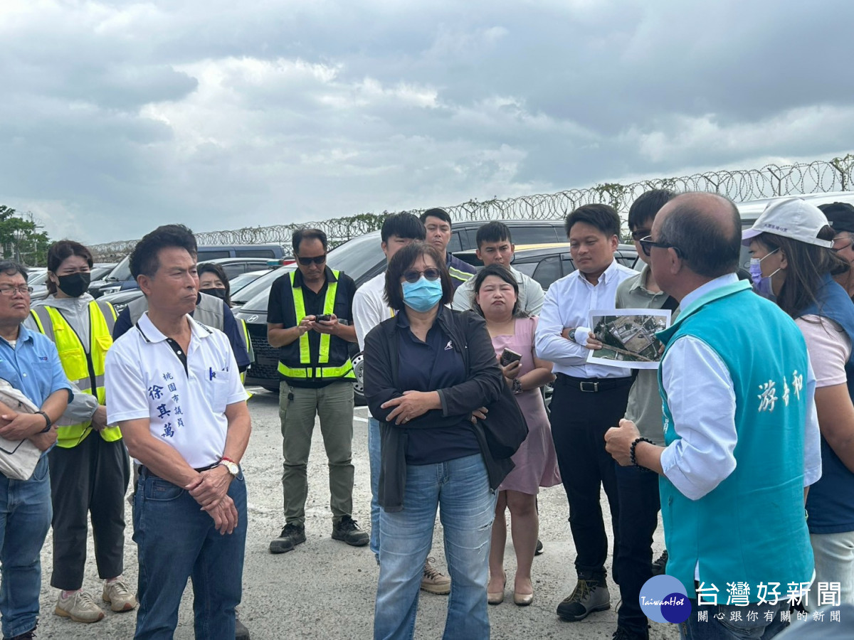 大園中正東路交流道環境整治再升級　 市府跨機關聯手改善髒亂、遏止違停亂丟垃圾