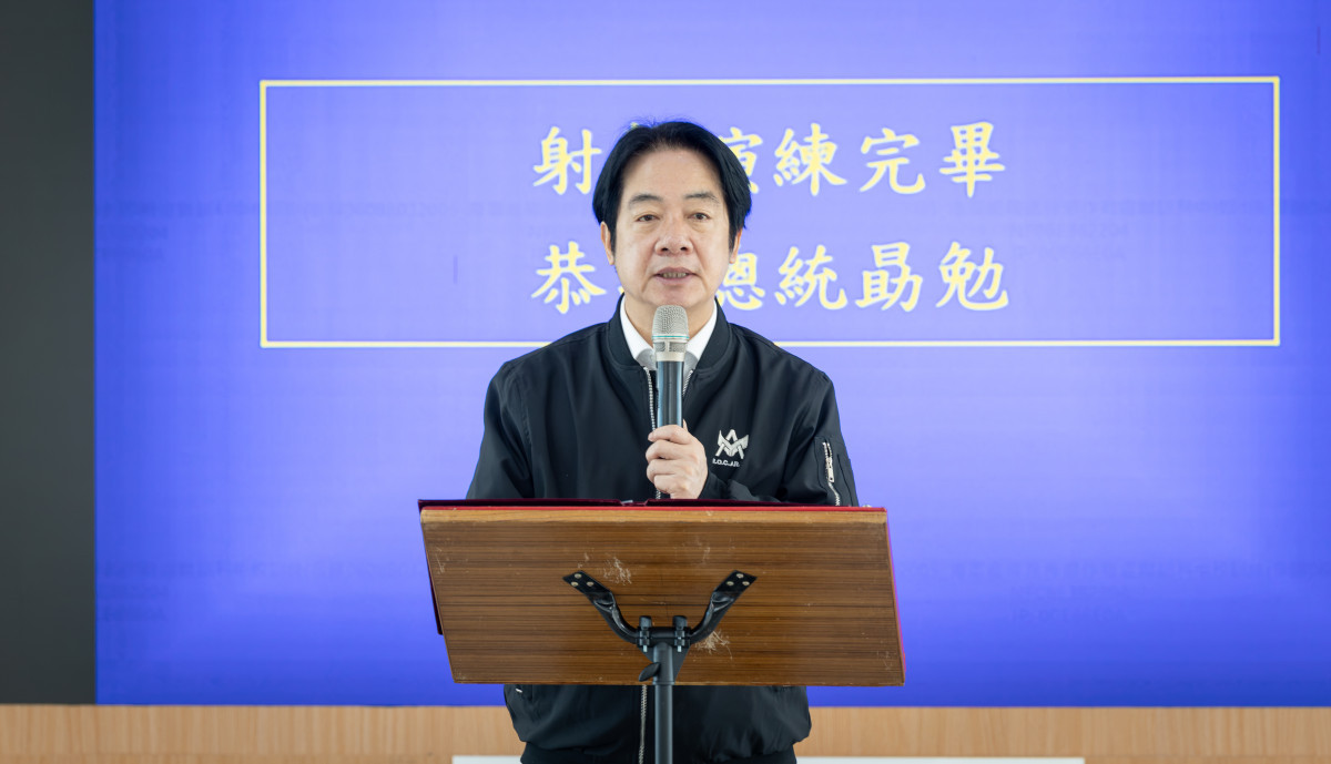 視導三軍聯合精準飛彈射擊　賴清德：強化戰備捍衛國家安全