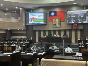 議會進入本屆最後一次定期會期。（記者扶小萍攝）