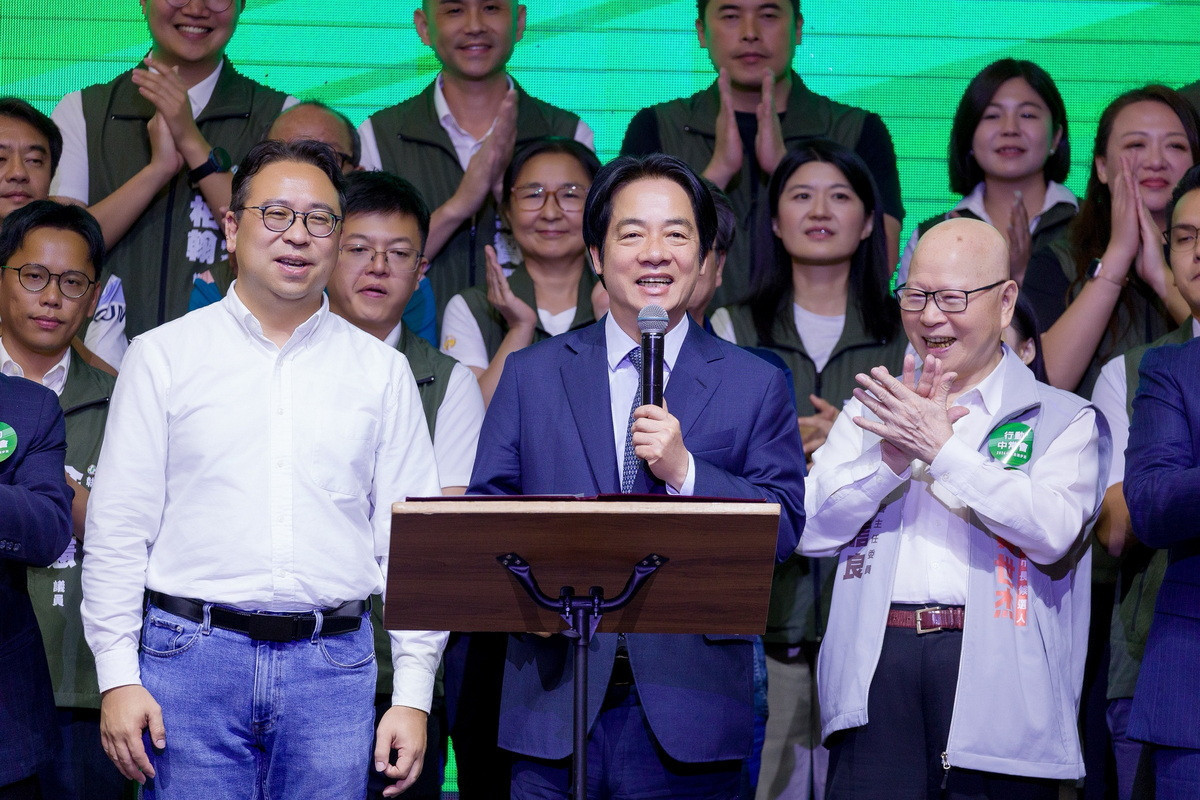 民進黨主席賴清德總統呼籲全黨大團結,全力支持桃園市長候選人黃世杰。<br />