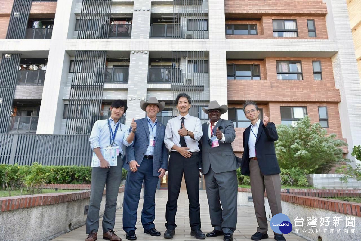 美國德州嘉倫市及日本千葉縣代表參訪桃園市中路三號社宅。