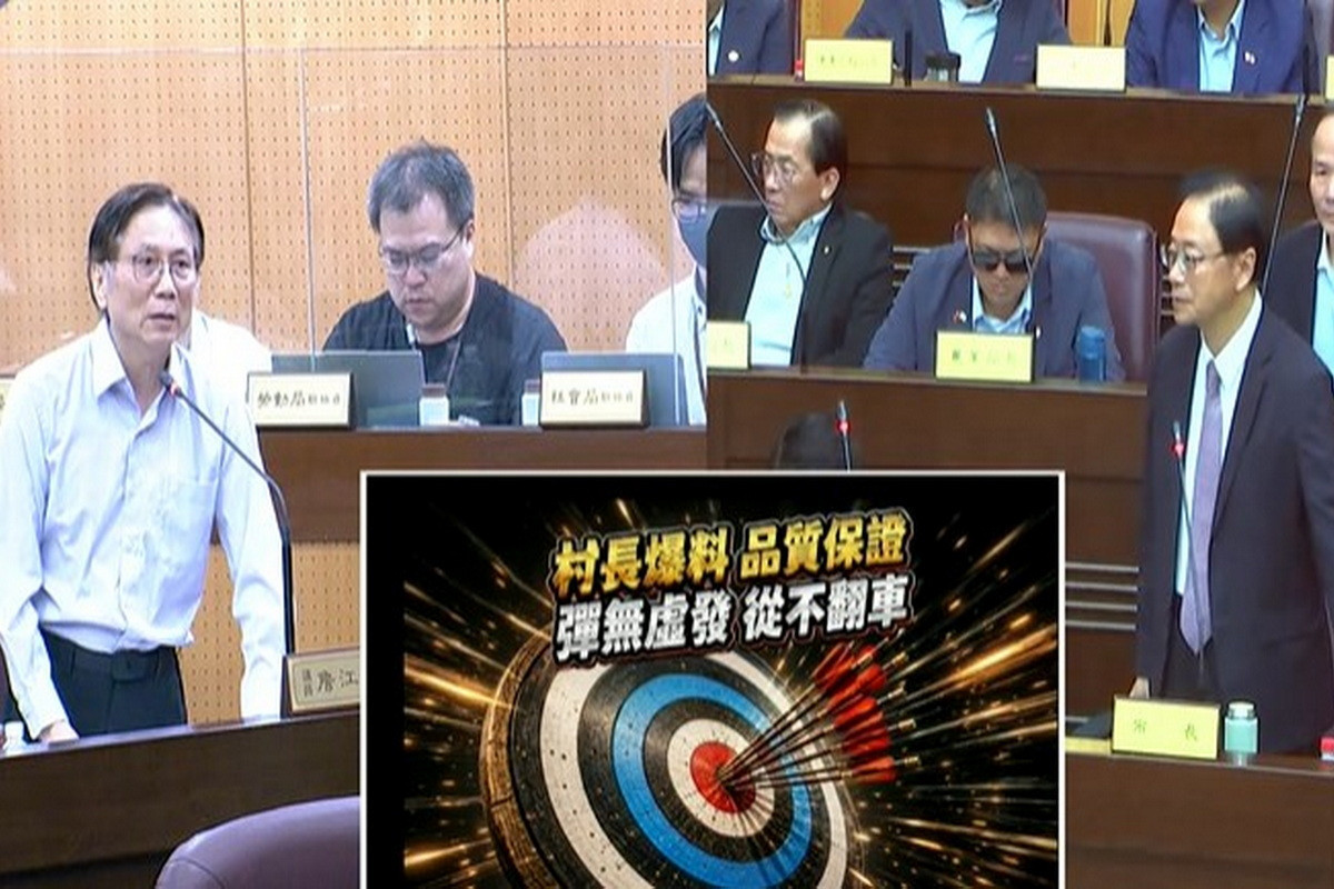 痛批綠營前朝弊端與抹黑　揭露學生霸凌老師校園危機　桃議員詹江村為張善政「抱屈」