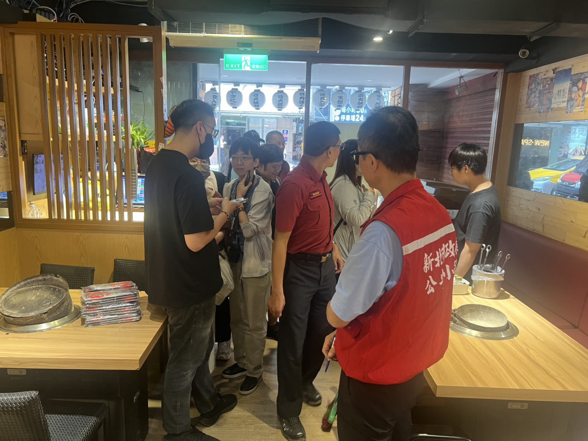 燒烤店爆潛在火災隱患　新北啟動公安小組聯合稽查