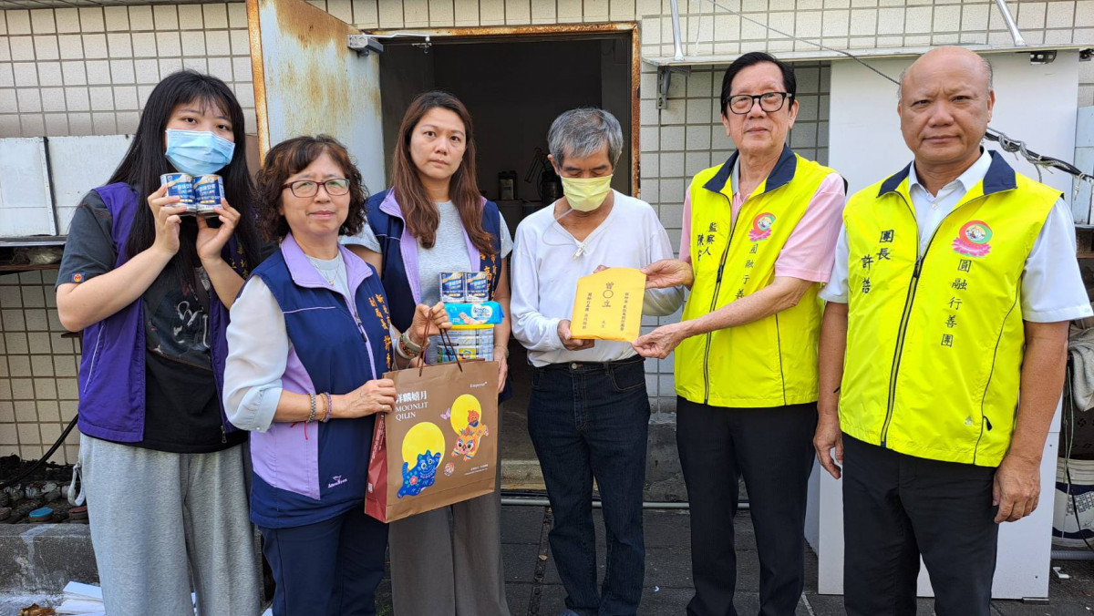 新莊區曾男罹癌與子女窩居頂樓加蓋　圓融行善團濟助善款