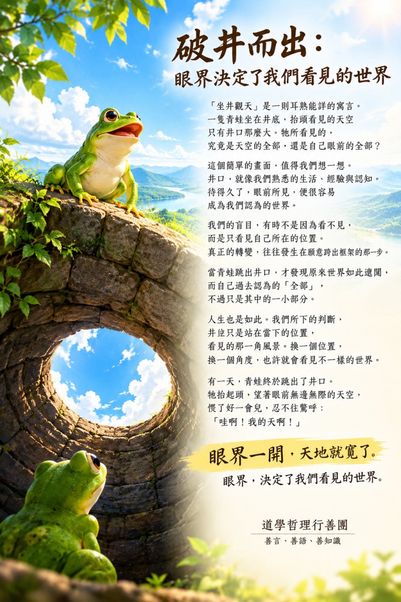破井而出： 眼界，決定了我們看見的世界