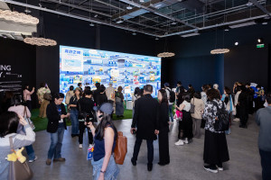 展區推出的限量「智慧城市造型積木盲盒」更成為開展亮點。