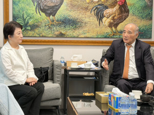 王金平是盧秀燕過去在國會的老長官，兩人互動向來緊密，有極深交情。（照片來源 讀者提供）