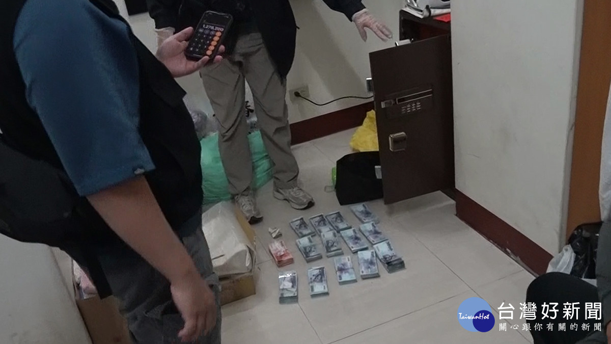警方查扣現金170萬餘元及手機等證物，釐清詐團犯罪金流與相關犯行。