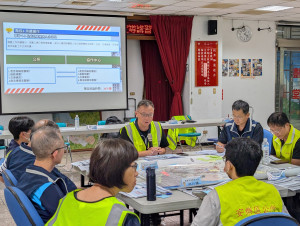 整合公所與在地防災力量　基隆安樂區桌上演習強化震後應變韌性