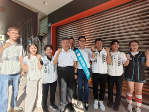 柯文哲彰化輔選談藍白合，選後議長布局「現在不必談」。圖／記者鄧富珍攝