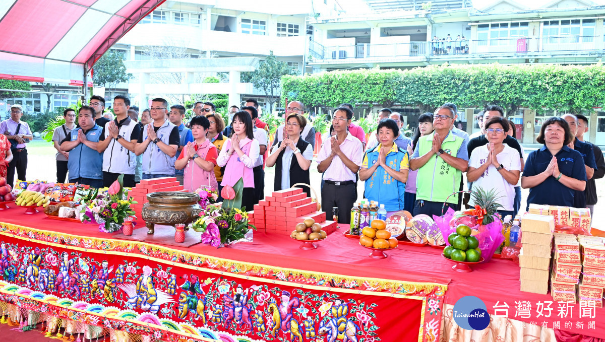 田尾國中60年老校舍重建,縣府砸1.55億。圖/彰化縣政府提供