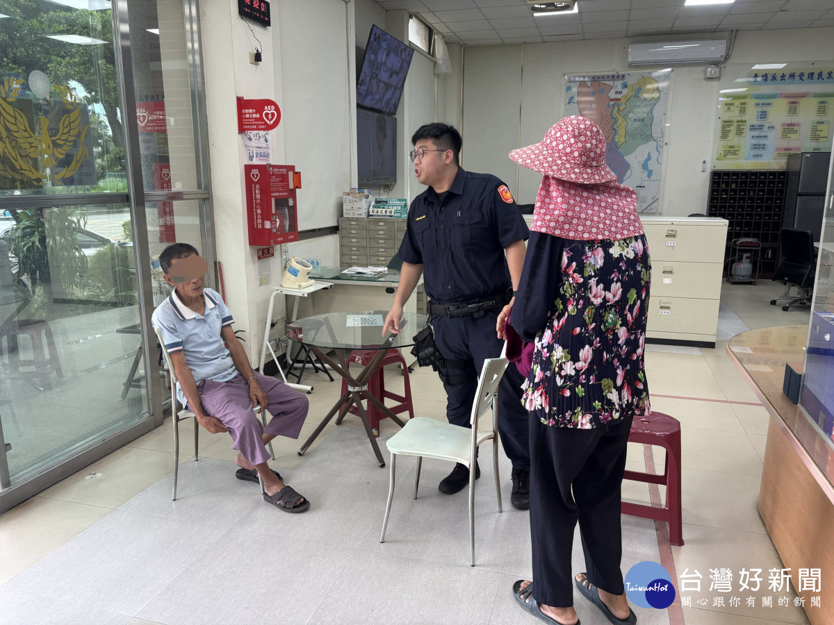 8旬失智夫婦結伴想回雲林老家　搭計程車沒帶錢中壢警助返家