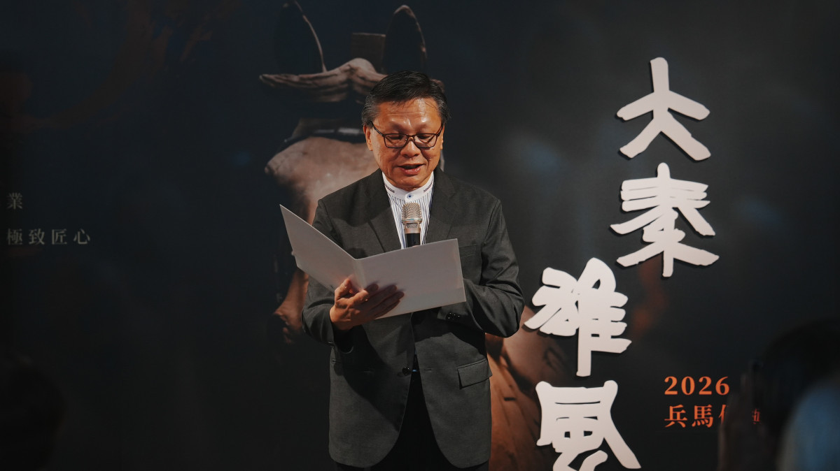 社團法人中華翰維文化推廣協會 陳春霖 創會理事長代表兩岸主辦方致詞/社團法人中華翰維文化推廣協會提供